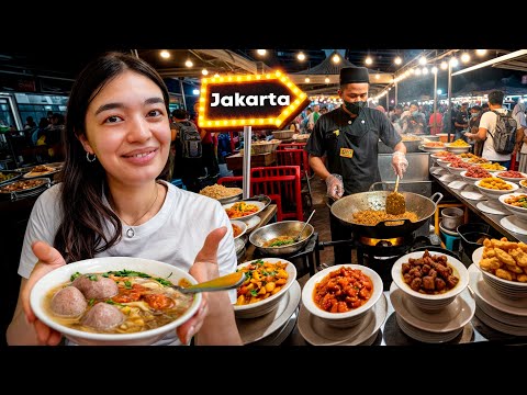 Full Day of Eating in Jakarta 🇮🇩 | Best Street Food + Must-Visit Night Market!