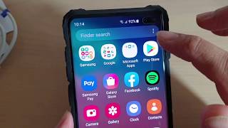 Galaxy S10 / S10+: How to Enable / Disable Swipe Up to Open App Screen From Home Screen