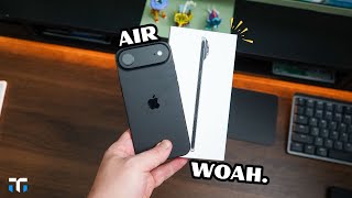 iPhone Air Space Black Unboxing & First Impressions: WOAH!
