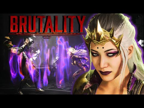 Mortal Kombat 1 - Deception Sindel All Brutalities MK1