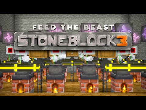 StoneBlock 3 EP23 Farmer's Delight Cooking Pot Automation