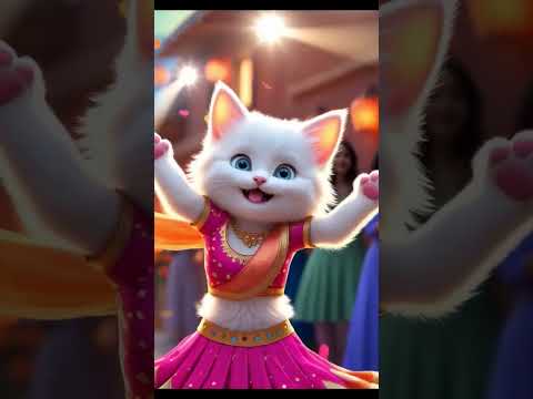 cat bride & groom dance.  #cat #catdance #aicat