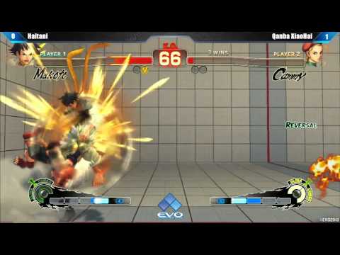 [EVO 2013 SSFIV AE Top 256] Haitani (Makoto) vs Qanba XiaoHai (Cammy)