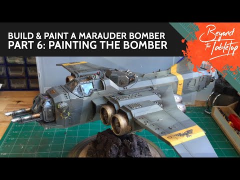 Build & Paint a Marauder Bomber. Part 6: Painting the Bomber