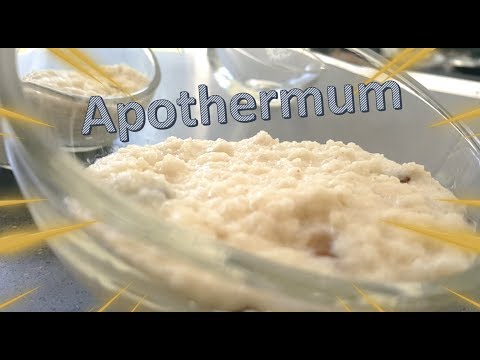 Apothermum - un dessert de semoule au lait d'amande