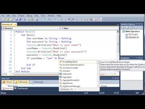 Visual Basic Tutorial   17   Logical Operators   YouTube