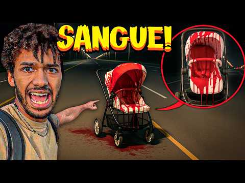 If you find a BLOODY STROLLER on the street at NIGHT, don't approach it and CALL FOR HELP...