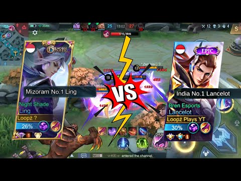 TOP 1 INDIA LING LANCE MONTAGE | SUPER FAST HANDS | MLBB