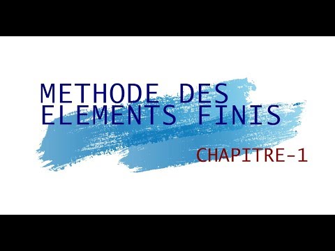 Cours MEF (1/5) : INTRODUCTION GENERALE