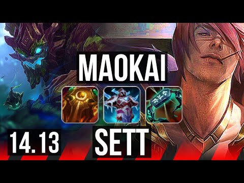 MAOKAI vs SETT (TOP) | 8/2/13, 35k DMG | EUW Grandmaster | 14.13