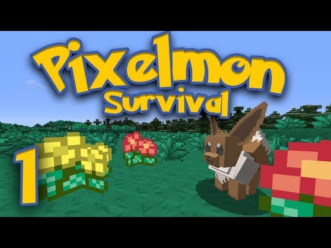 Pixelmon Survival [Part 1] - The Sunken PokéCenter