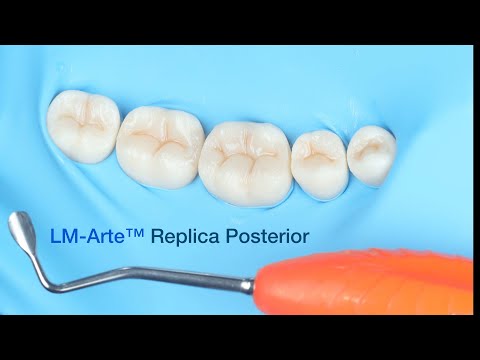 Easy simple way for modeling the occlusal surface of posterior teeth - lm arte replica posterior