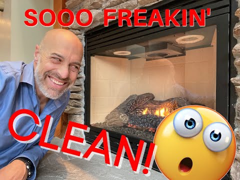 How to Clean a Gas Fireplace Glass
