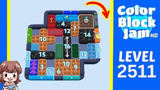 Solution du Niveau 2511 de Color Block Jam