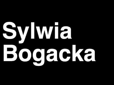 How to Pronounce Sylwia Bogacka Poland Silver Medal 10m Air Rifle London 2012 Olympics Video