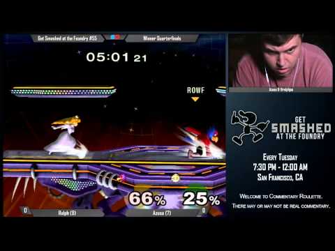 Get Smashed at the Foundry #55 - Winner Quarters: Ralph (Falco) vs Azusa (Peach)