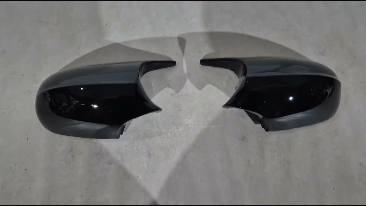 BMW 3 серия E92/E93 2006–2013 гг. Крышки зеркал 2010-2013 M-Look (с защёлками, 2 шт.) Video 1