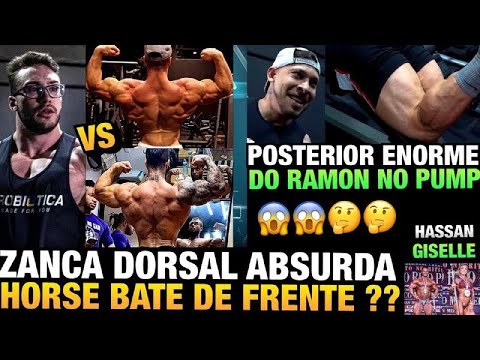 ZANCA MOSTRA DORSAL ABSURDA E HORSE FOI COMPARADO - RAMON COM POSTERIOR ENORME + PORTO RICO PRO