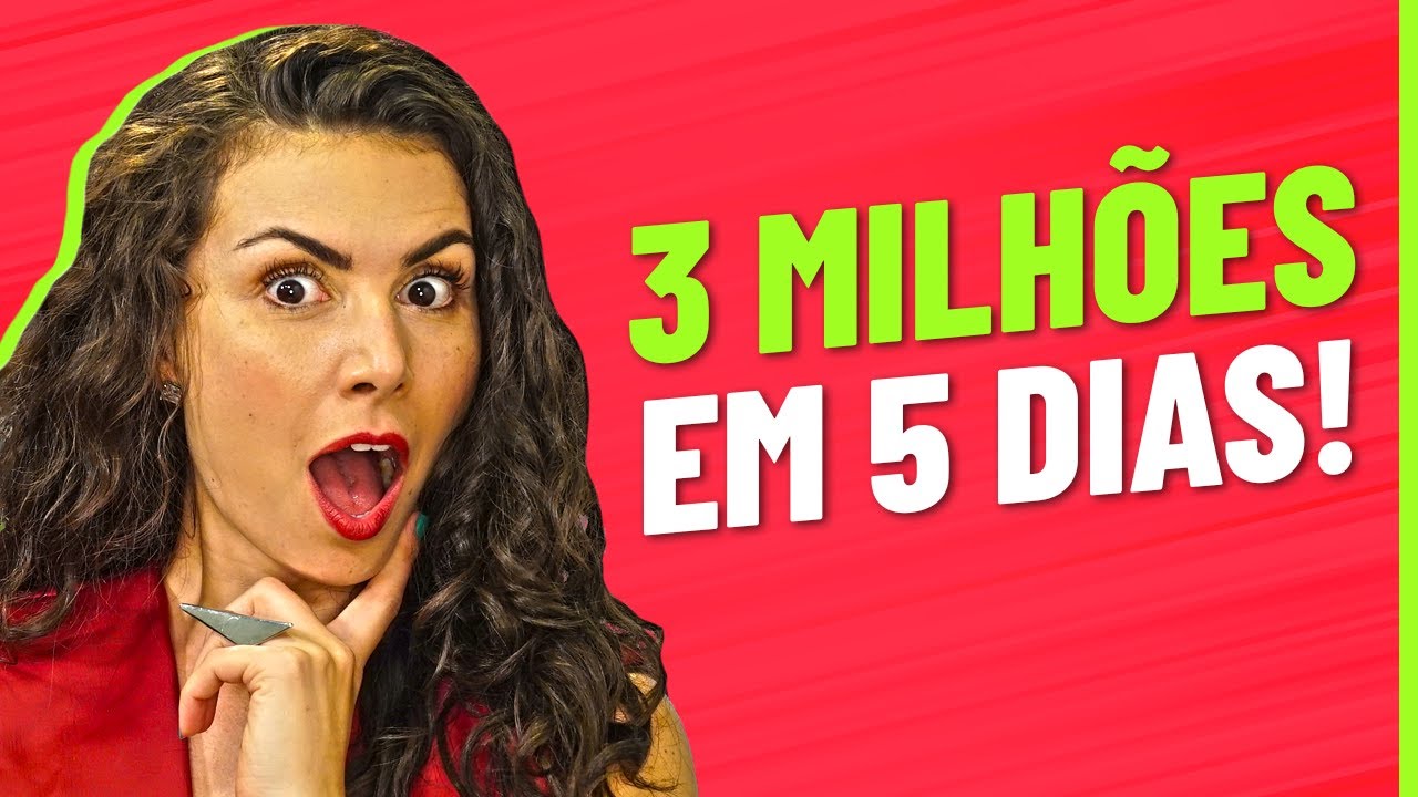 Como eu FATUREI 3 MILHÕES EM 5 DIAS? Eu preciso te contar essa história