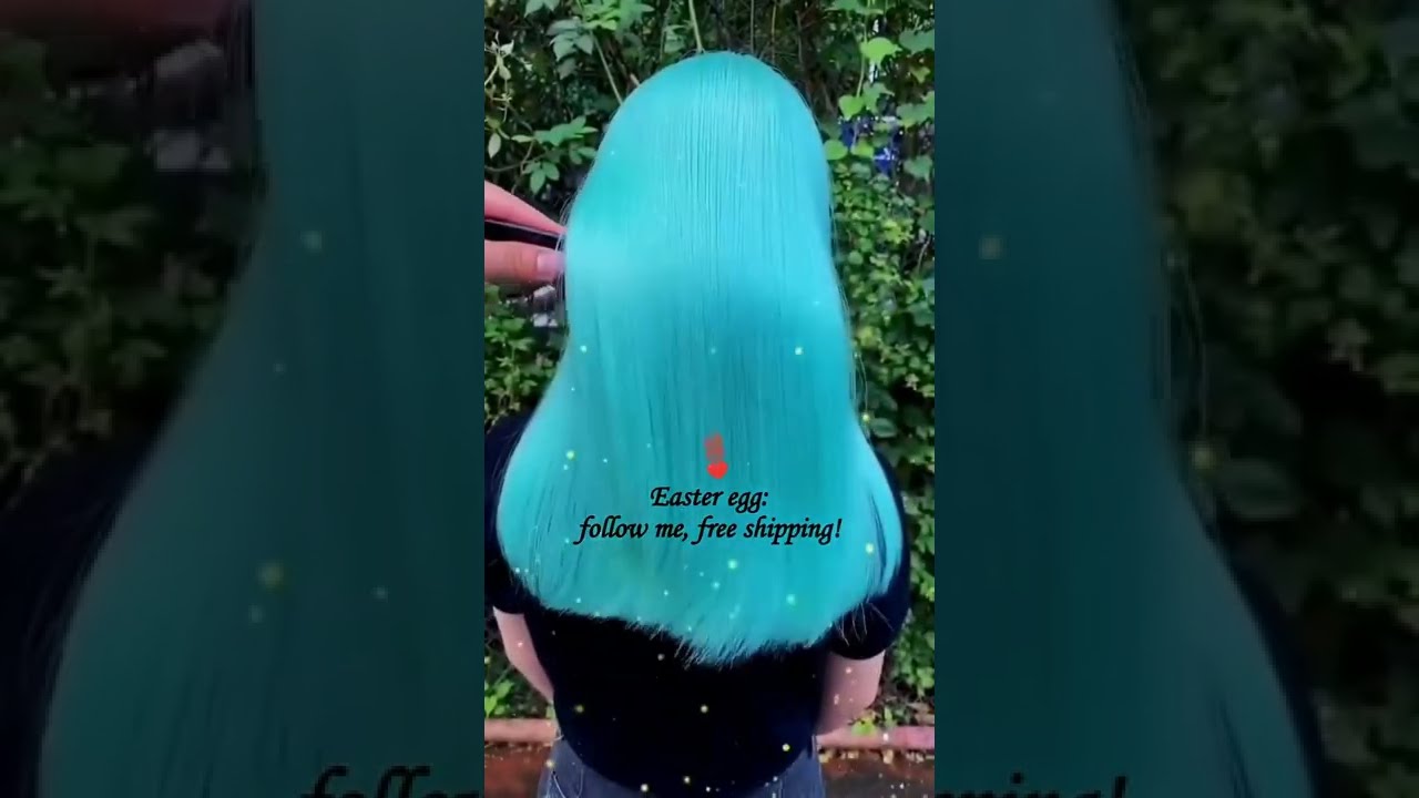 GitHair - Ice Blue Color Wigs
