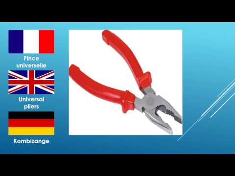 Technical Vocabulary in 3 languages (French, English and german) 2