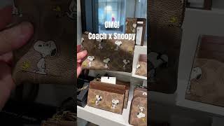 Snoopy / Coach bags | limited edition | Japan travel