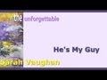 Sarah Vaughan - He's My Guy 