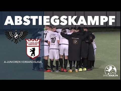 Preussen gewinnen das Kellerduell | BFC Preussen U19 - SC Berliner Amateure U19