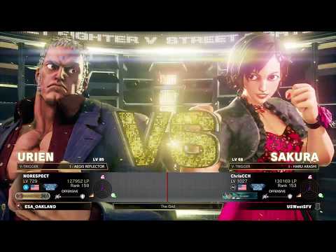 NORESPECT (#4 Urien) vs ChrisCCH (#2 Sakura) ~ NA SFV S4 (FT2)