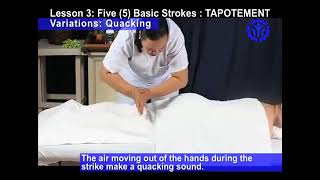 Five Basic Strokes Of Massage #4: Percussion/Tapotement (TESDA)