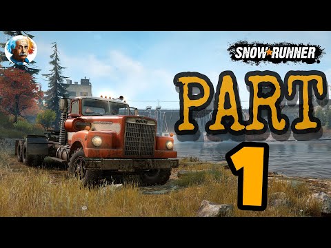 SNOWRUNNER Gameplay Walkthrough Part 1 FIRST GARAGE /Albertgaming