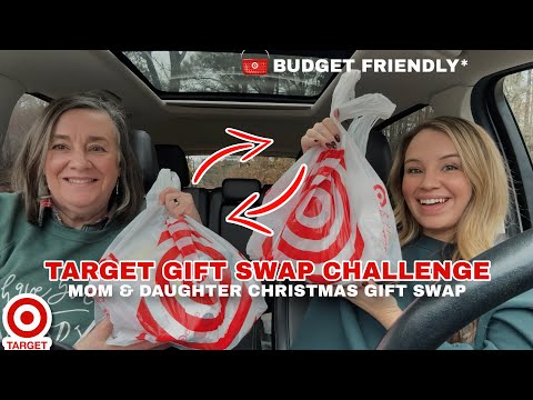 Mom & Daughter Target Gift Swap Challenge | Christmas Shopping Fun! 🎁