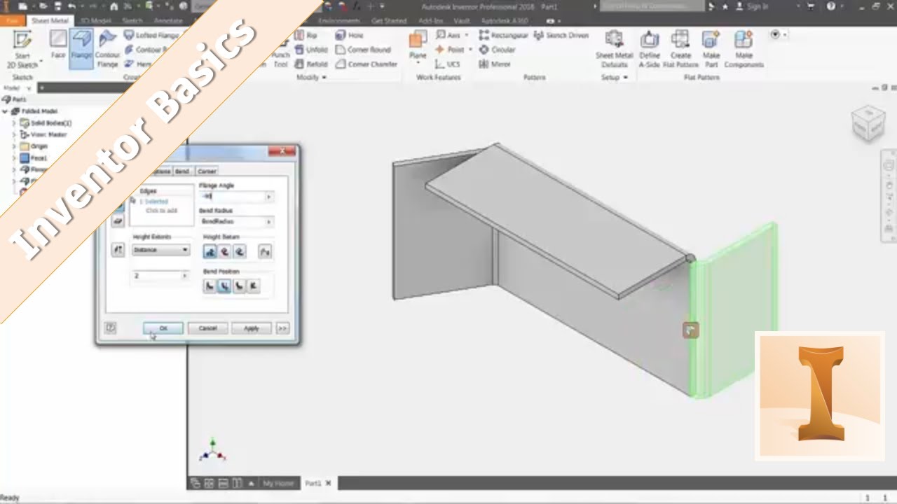 Inventor 101: Sheet Metal Basics