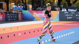 Download lagu 李悅意 Worldskate Game Italia 2024 classic slalom junior women 3rd mp3
