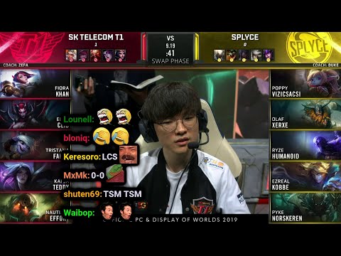 SPY vs SKT - Game 2 | 2019 Worlds Quarterfinals | Twitch VOD with Chat