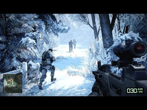 Very Cool Winter Stealth Mission from Battlefield Bad Company 2