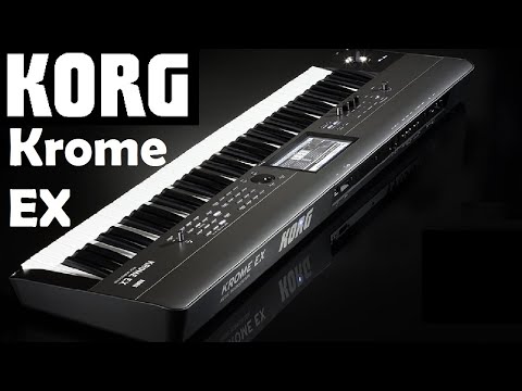 TECLADO KORG KROME EX - DEMONSTRAÇÃO