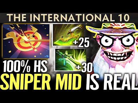 🔥 TI10 Sniper MID IS REAL 100% Headshot Max AS by Limmp — Alliance vs Thunder Predator Dota 2 Pro