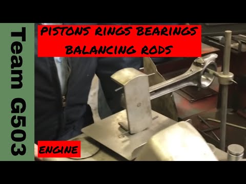 Pistons Rods And Bearing Assembly G503 Willys MB And Ford GPW L134 Flat Head Engine