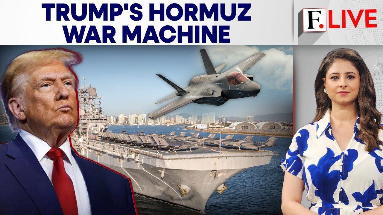 Trump’s Hormuz Blockade: USS Tripoli Arsenal With F-35B Stealth Fighters Near Iran | Firstpost Live
