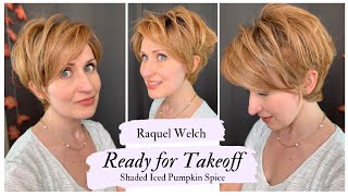 READY FOR TAKEOFF by Raquel Welch | Big VOLUME wig! | Shaded Iced Pumpkin Spice | RL19/33 SS