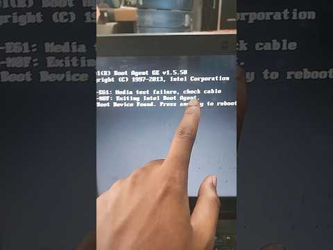 PXE-E61: Media Test Failure,Check Cable Fix100%#macnitesh#virulshorts#2024short#harddrive