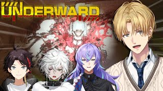 廃病院をモンスターから逃げながら調査するホラーゲーム! w/あちな,るべ,カゲツ『 UNDERWARD 』【 エビオ/にじさんじ 】