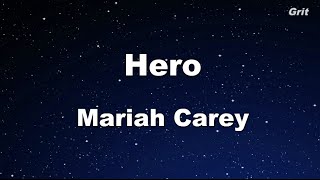 Hero - Mariah Carey Karaoke 【No Guide Melody】 Instrumental