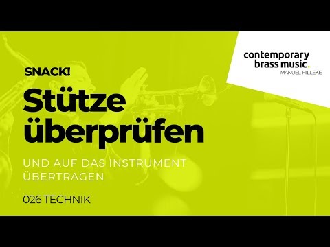 CBM Snack 26 - Stütze überprüfen (Grundlage für alle Blechbläser)