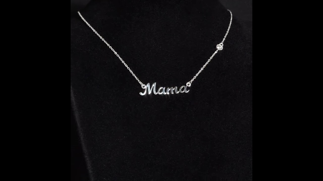 Dây chuyền DCJ87 Love Mama bạc 925 ChariotJewelry