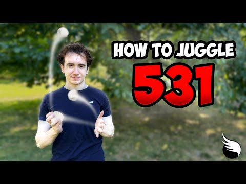 How to Juggle 531 (3 Ball Trick)