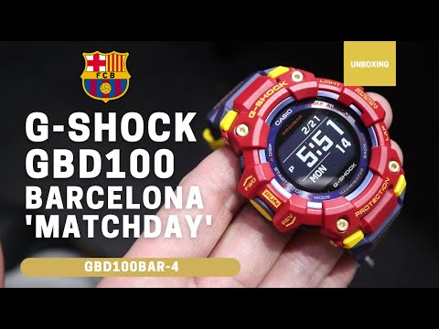 G-Shock Barcelona Matchday Limited Edition GBD100BAR-4