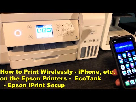 YouTube video about: How to connect epson printer to iphone?