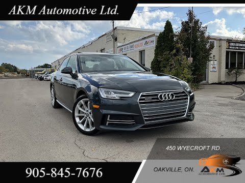 2018 Audi A4 Progressiv, quattro, 2.0 TFSI - at AKM Automotive !!